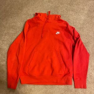 Red Nike Hoodie.